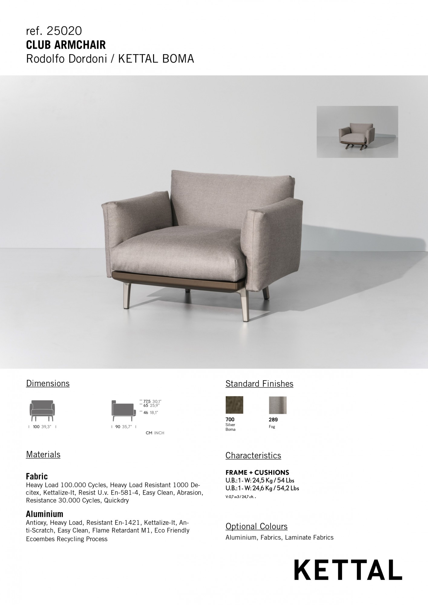 Boma armchair | Studio Italia